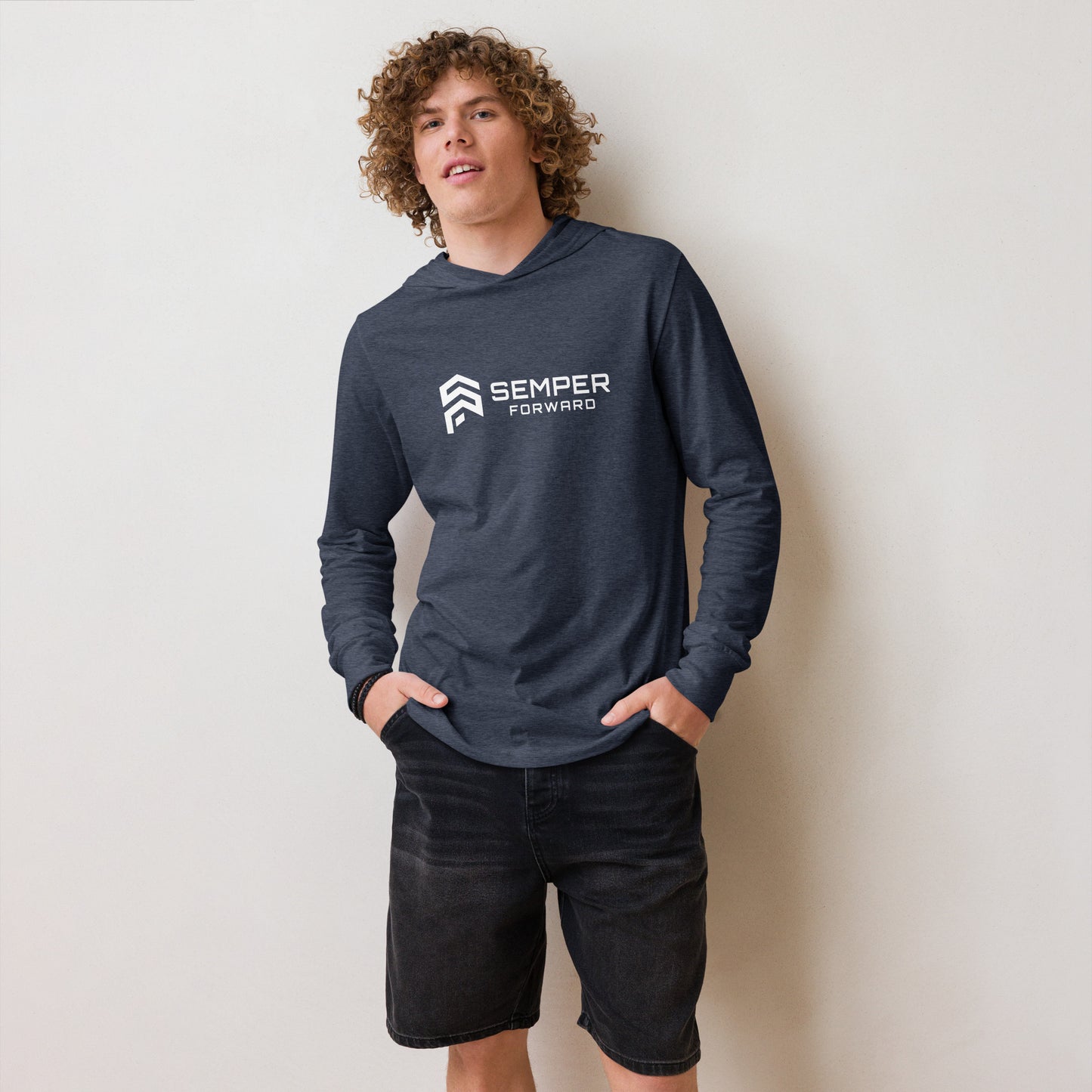 Hooded Long-Sleeve Tee - Semper Forward