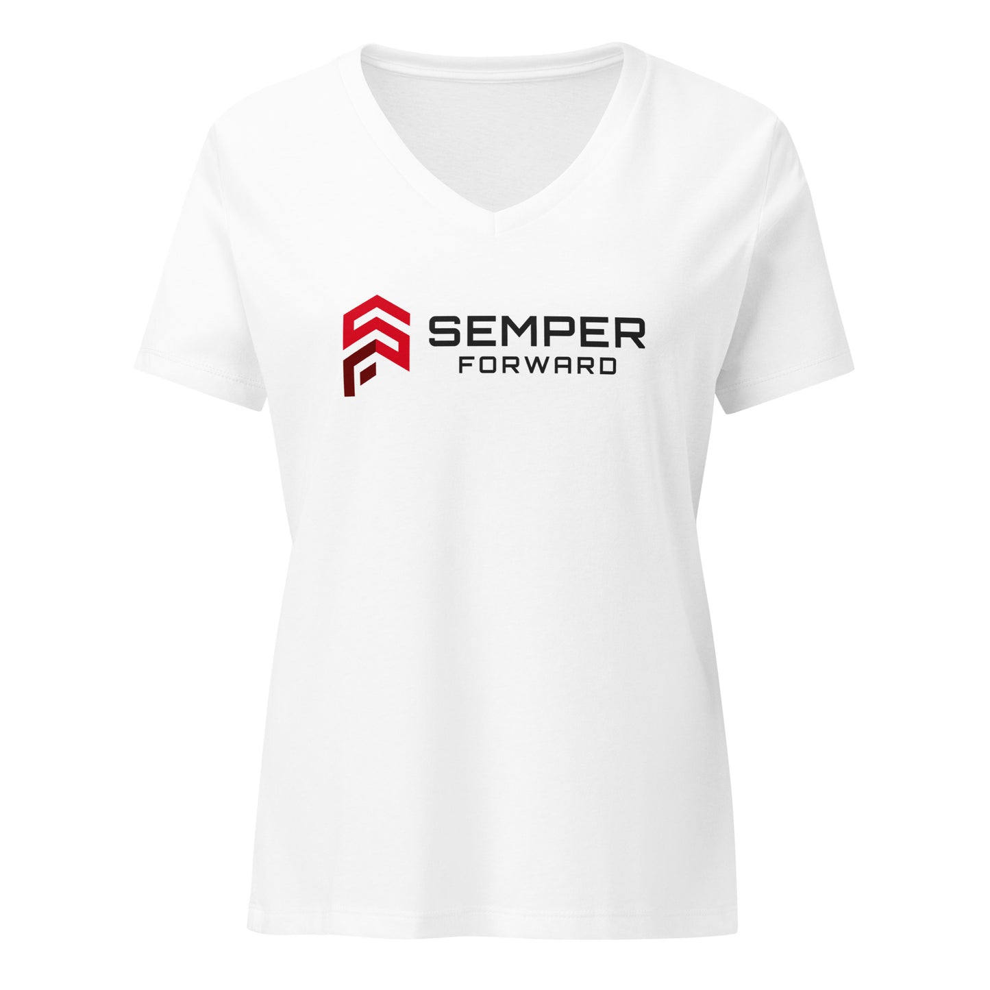 Women’s V-Neck T-Shirt - Semper Forward