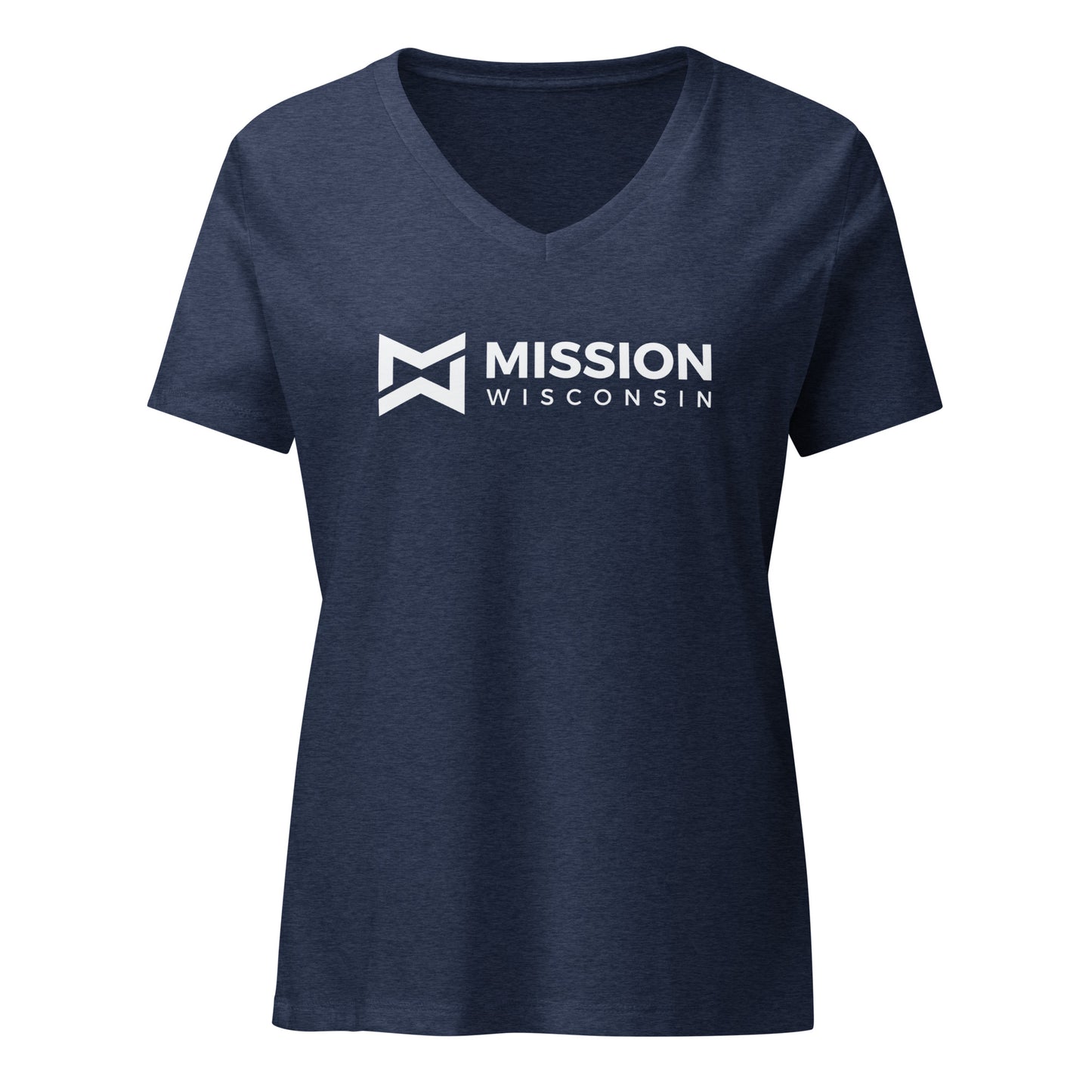 Women’s V-Neck T-Shirt - Mission Wisconsin