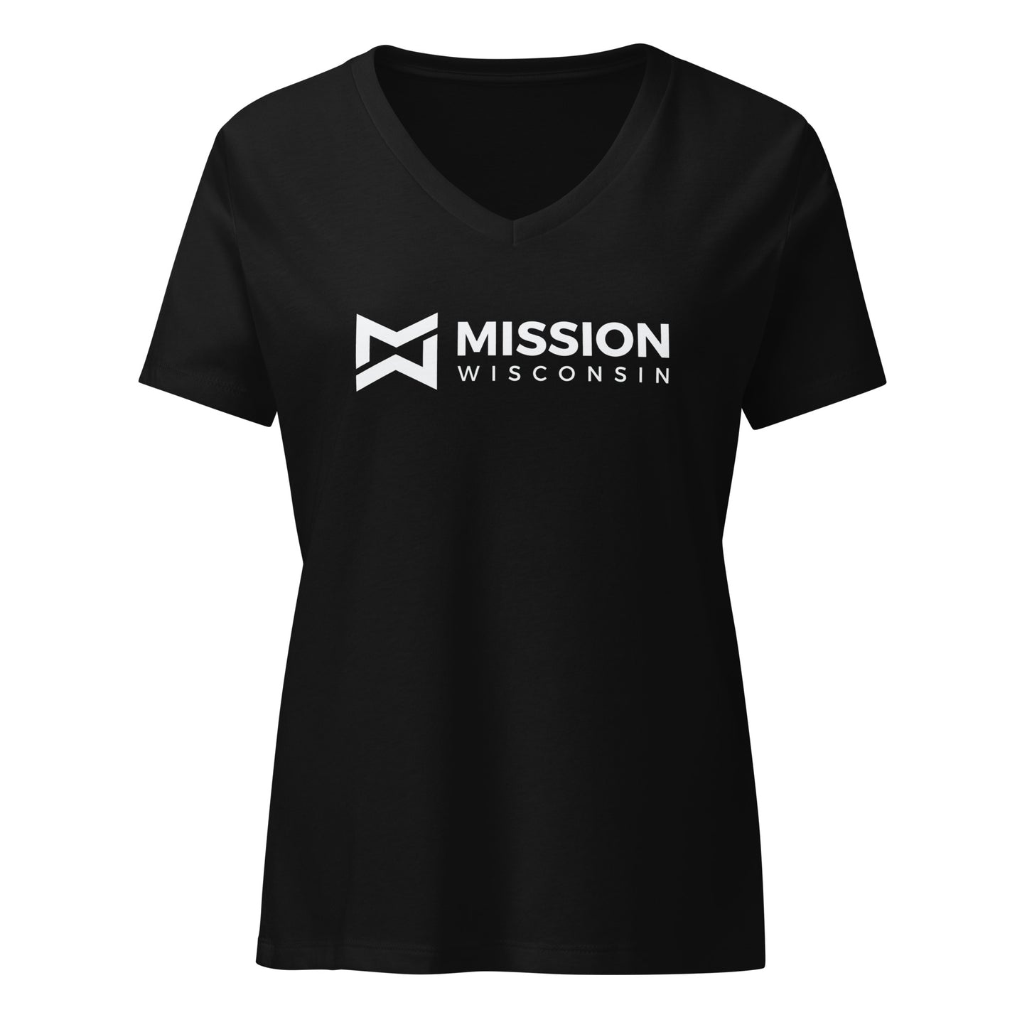 Women’s V-Neck T-Shirt - Mission Wisconsin